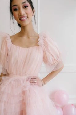 Pixie Dress In Blush -Ivy City Co Dress pixie blush 24 611375