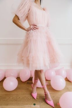 Pixie Dress In Blush -Ivy City Co Dress pixie blush 25 208492