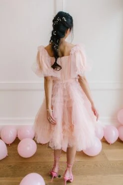 Pixie Dress In Blush -Ivy City Co Dress pixie blush 29 909989