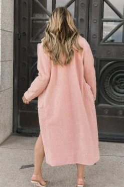 Polly Coat In Pink - FINAL SALE -Ivy City Co Dress polly 13 284152