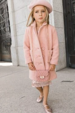 Mini Polly Coat In Pink - FINAL SALE 23 Mini Polly Coat In Pink - FINAL SALE -Ivy City Co Dress polly mini 8 953946