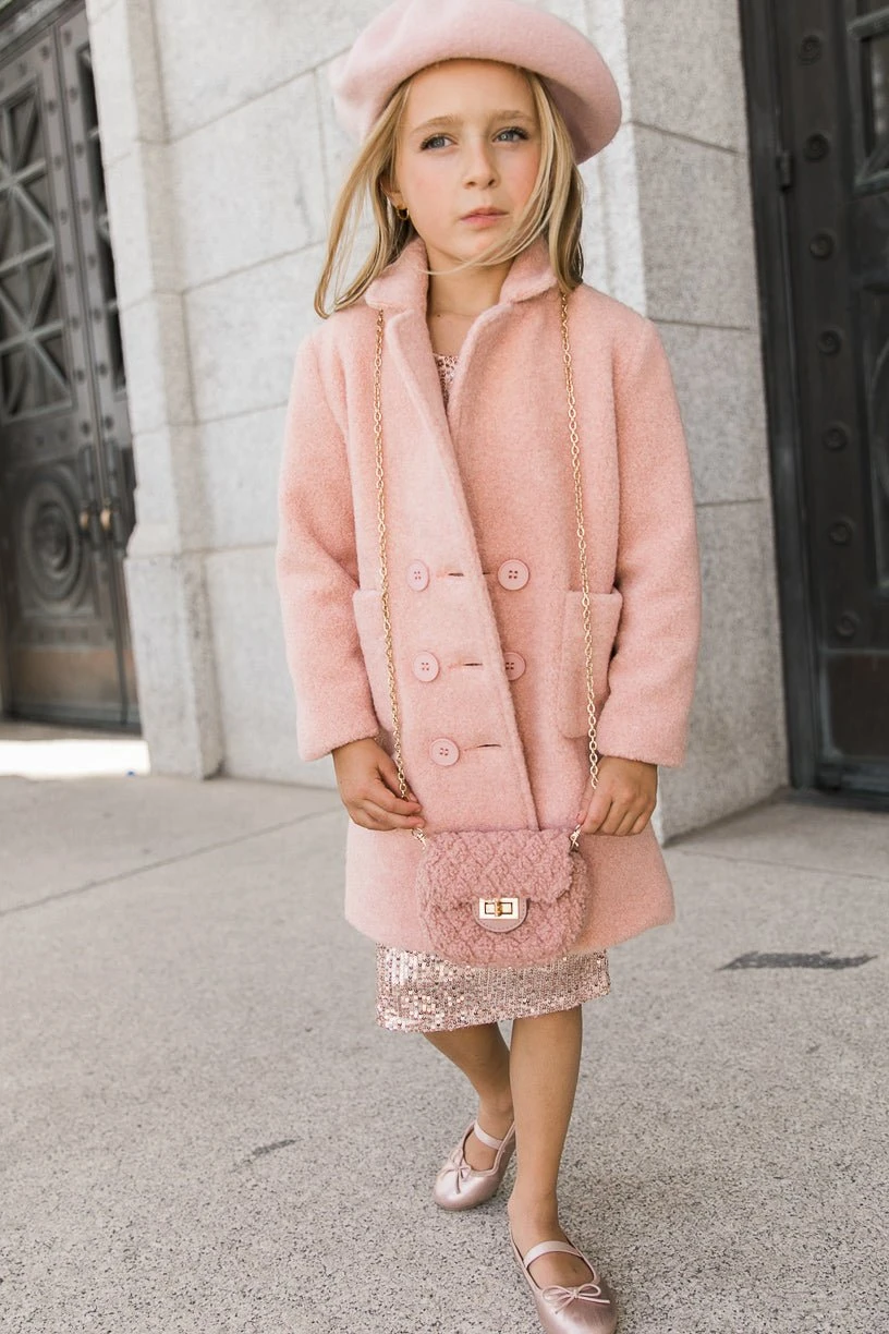 Mini Polly Coat In Pink - FINAL SALE 10 Mini Polly Coat In Pink - FINAL SALE - Image 10