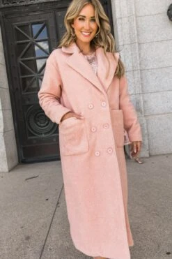 Polly Coat In Pink - FINAL SALE -Ivy City Co Dress polly resize 3453 315620