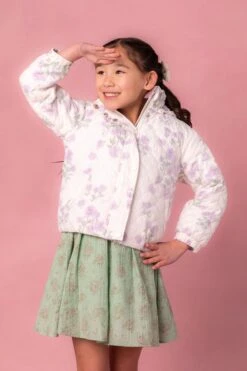 Mini Quilted Jacket In Lavender Floral 16 Mini Quilted Jacket In Lavender Floral -Ivy City Co Dress pufferlavender 2 648899