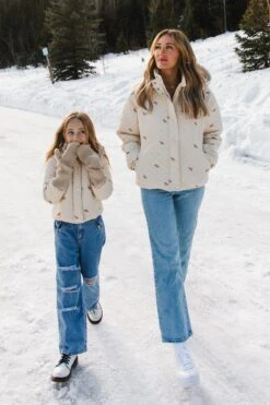 Quilted Jacket In Delicate Zinnia -Ivy City Co Dress pufferzinnia 33 537723