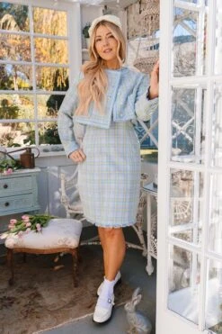 Reese Jacket In Periwinkle Blue -Ivy City Co Dress reese Studio Easter24 1 19801e40 991e 4f35 95b8 530ab173405e 667824