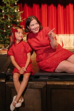 Reese Dress In Red - FINAL SALE 27 Reese Dress In Red - FINAL SALE -Ivy City Co Dress reese holiday2 23 386872