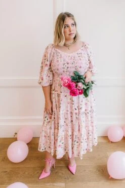 Roselyn Dress In Pink -Ivy City Co Dress roselyn 6 549325