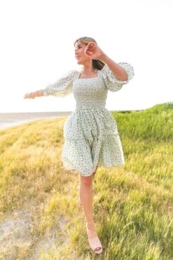 Short Madeline Dress In Blue - FINAL SALE 15 Short Madeline Dress In Blue - FINAL SALE -Ivy City Co Dress short madeline blue 08 713399