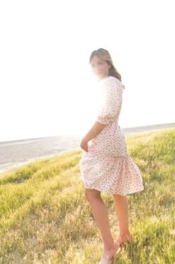 Short Madeline Dress In Pink - FINAL SALE 21 Short Madeline Dress In Pink - FINAL SALE -Ivy City Co Dress short madeline pink 01 946792