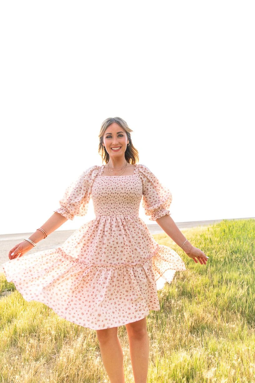 Short Madeline Dress In Pink - FINAL SALE 10 Short Madeline Dress In Pink - FINAL SALE - Image 10