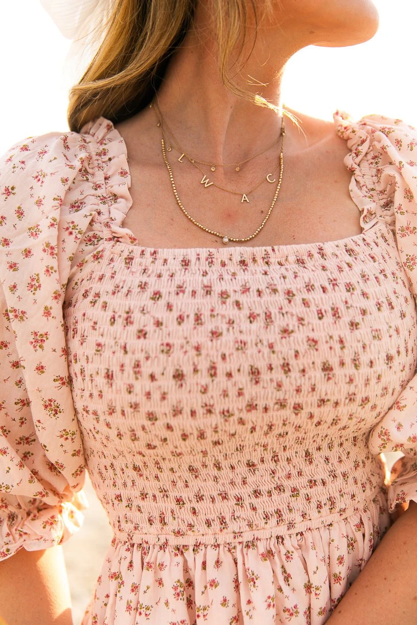 Short Madeline Dress In Pink - FINAL SALE 4 Short Madeline Dress In Pink - FINAL SALE - Image 4