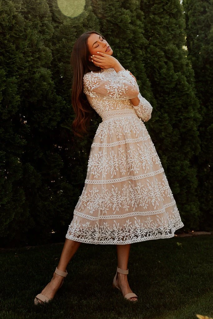 Sicily Dress - Champagne Lining 2 Sicily Dress - Champagne Lining - Image 2