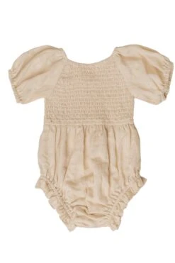 Baby Sienna Romper In Cream - FINAL SALE -Ivy City Co Dress sienna cream baby back 498173