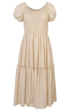 Sienna Dress In Cream - FINAL SALE -Ivy City Co Dress siennaCream.front 372444