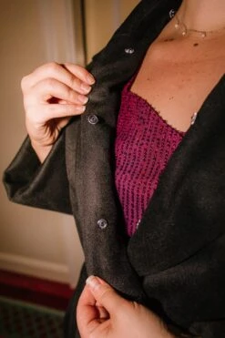 Sloane Coat In Black - FINAL SALE -Ivy City Co Dress sloane black 17 859380