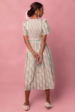 Sonnet Midi Dress In Vintage Rose -Ivy City Co Dress sonnet 06 461595