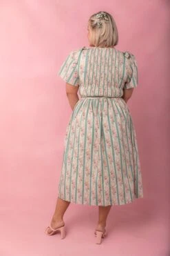Sonnet Midi Dress In Vintage Rose -Ivy City Co Dress sonnet 11 887318
