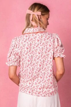 Sophia Blouse In Coral Floral -Ivy City Co Dress sophiacoral studio 14 248741