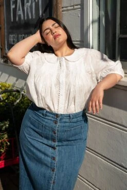 Betty Blouse In White -Ivy City Co Dress spring2 15 242365