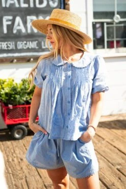 Betty Shorts In Blue 15 Betty Shorts In Blue -Ivy City Co Dress spring2 19 375fb9db 6fa8 40f0 ab93 ab479132edbd 338258