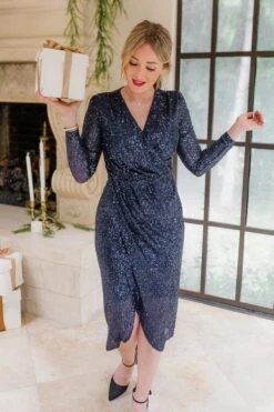 Starstruck Dress In Navy - FINAL SALE 25 Starstruck Dress In Navy - FINAL SALE -Ivy City Co Dress starstruck navy 10 383082