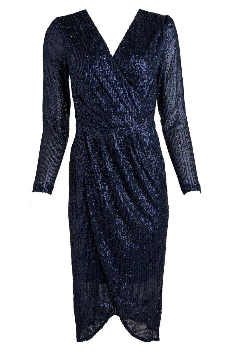 Starstruck Dress In Navy - FINAL SALE 2 Starstruck Dress In Navy - FINAL SALE - Image 2