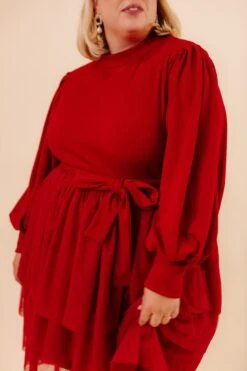 Short Cosette Dress In Red - FINAL SALE 22 Short Cosette Dress In Red - FINAL SALE -Ivy City Co Dress studio 024 382071