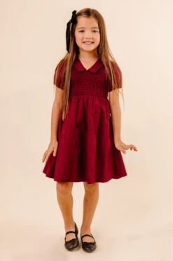 Mini Addie Dress In Wine - FINAL SALE -Ivy City Co Dress studio 073 575357