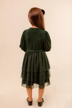 Mini Cosette Dress In Green - FINAL SALE -Ivy City Co Dress studio 090 231772