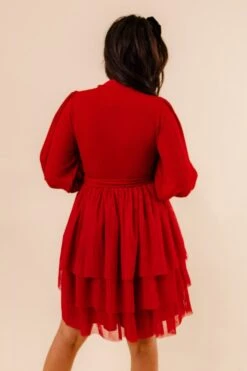 Short Cosette Dress In Red - FINAL SALE 27 Short Cosette Dress In Red - FINAL SALE -Ivy City Co Dress studio 157 449757