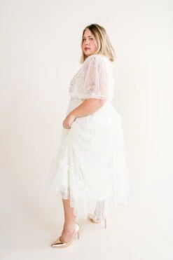 Annalise Dress In Light Yellow - FINAL SALE -Ivy City Co Dress studio easter 116