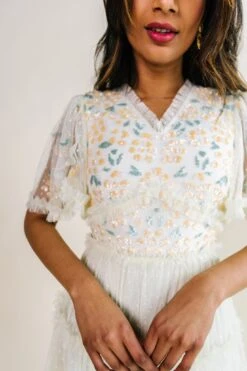 Annalise Dress In Light Yellow - FINAL SALE -Ivy City Co Dress studio easter 123