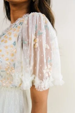 Annalise Dress In Light Yellow - FINAL SALE -Ivy City Co Dress studio easter 124