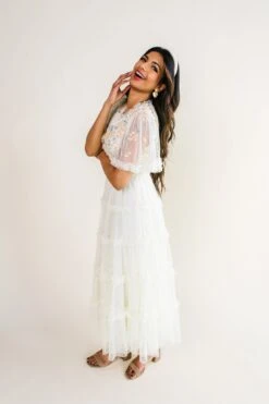 Annalise Dress In Light Yellow - FINAL SALE -Ivy City Co Dress studio easter 125