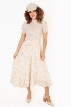 Delia Dress In Ditsy Floral -Ivy City Co Dress studio f23 22 757711