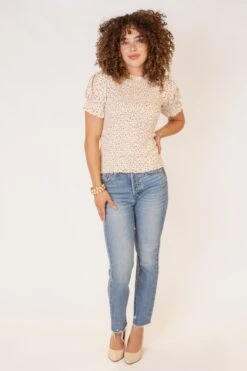 Delia Top In Ditsy Floral -Ivy City Co Dress studio f23 30 684866