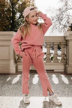 Mini Ivy City Sweatpants In Pink -Ivy City Co Dress sweats 13 2a06a955 d9ac 4219 86c3 0a6b963f9f3d 748961