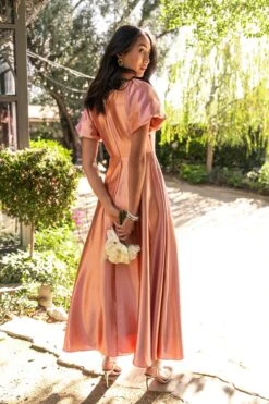 Tessie Dress In Apricot Crush 28 Tessie Dress In Apricot Crush -Ivy City Co Dress tessie 08 198528