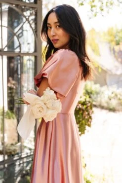 Tessie Dress In Apricot Crush 27 Tessie Dress In Apricot Crush -Ivy City Co Dress tessie 09 609918