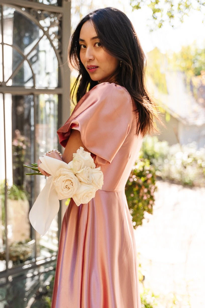 Tessie Dress In Apricot Crush 10 Tessie Dress In Apricot Crush - Image 10