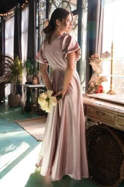 Tessie Dress In Blush -Ivy City Co Dress tessie 11 300036