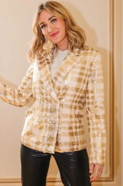 Ivy City Co Dress 10 Blanche Blazer - FINAL SALE