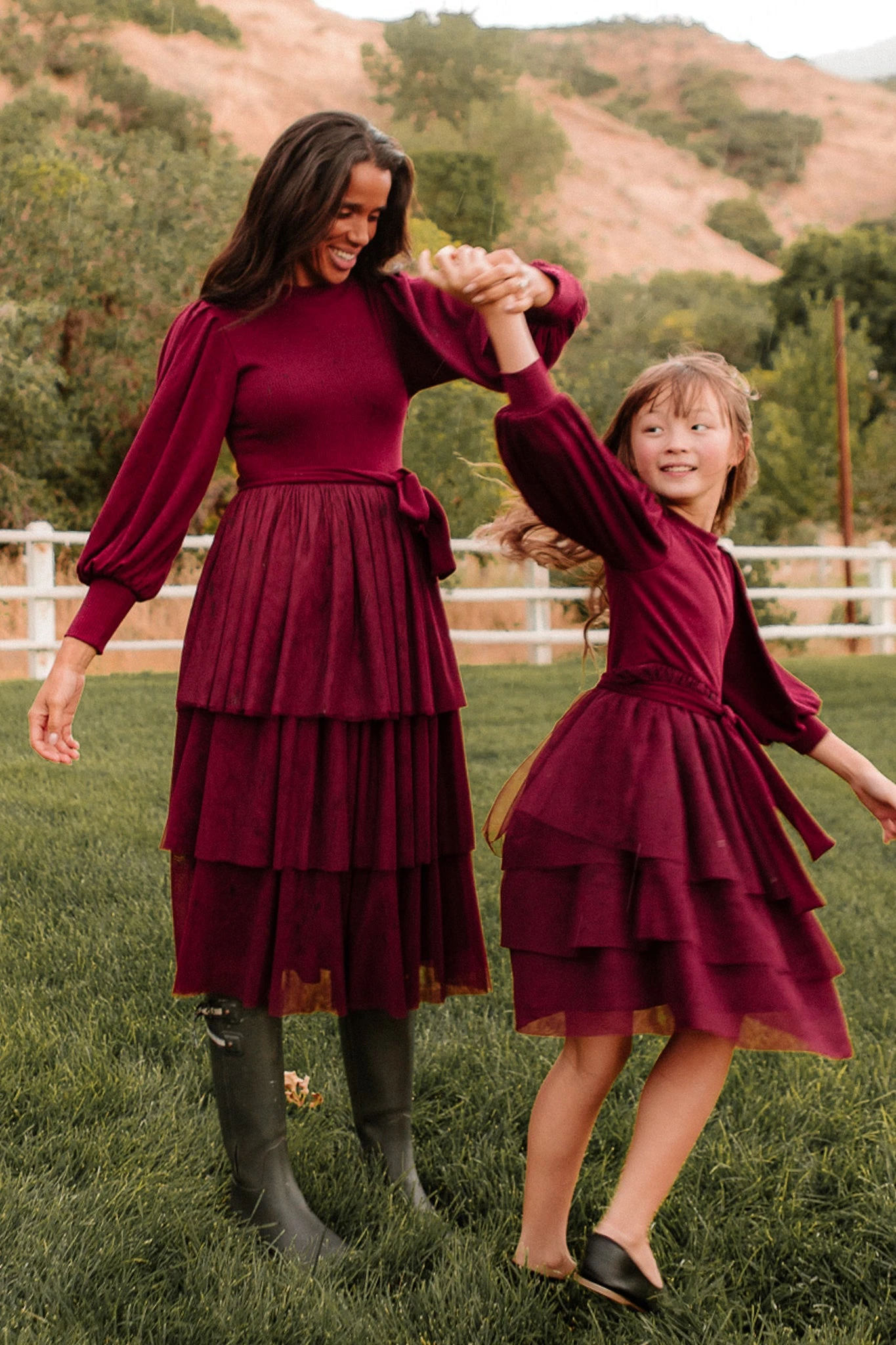 Cosette Midi Dress In Wine - FINAL SALE 12 Cosette Midi Dress In Wine - FINAL SALE - Image 12