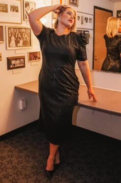 Starling Dress In Black Sequin -Ivy City Co Dress web holiday2final starling 11 646695