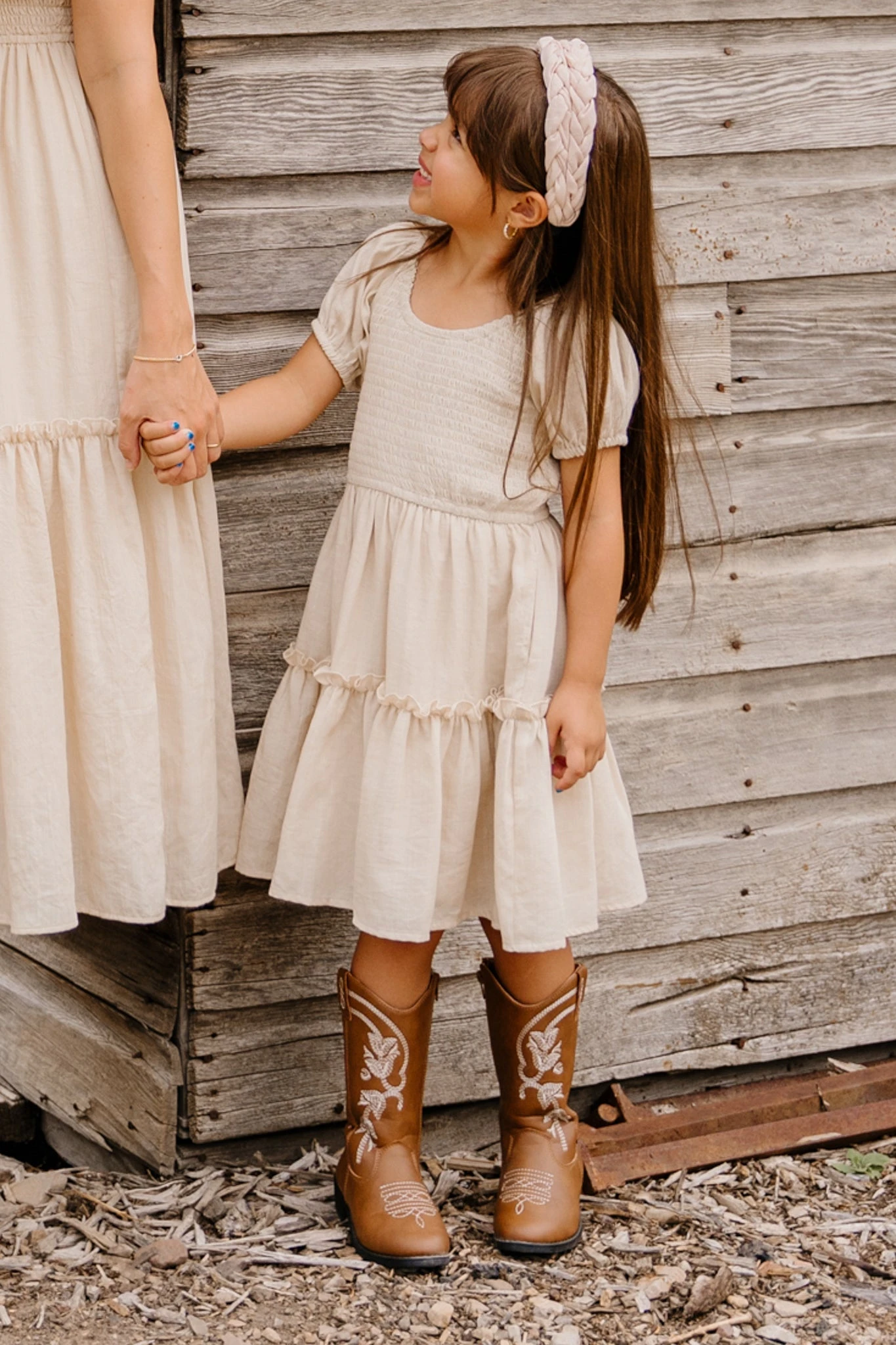 Mini Sienna Dress In Cream - FINAL SALE 1 Mini Sienna Dress In Cream - FINAL SALE