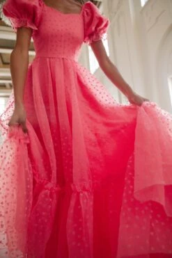 Wonderland Dress In Pink Hearts -Ivy City Co Dress web valentinesday modestsizeinclusivedresses lovers 14