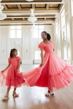 Wonderland Dress In Pink Hearts -Ivy City Co Dress web valentinesday modestsizeinclusivedresses lovers 17