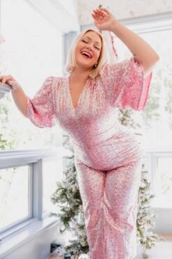 Bejeweled Sequin Jumpsuit 15 Bejeweled Sequin Jumpsuit -Ivy City Co Dress websize 147 547613