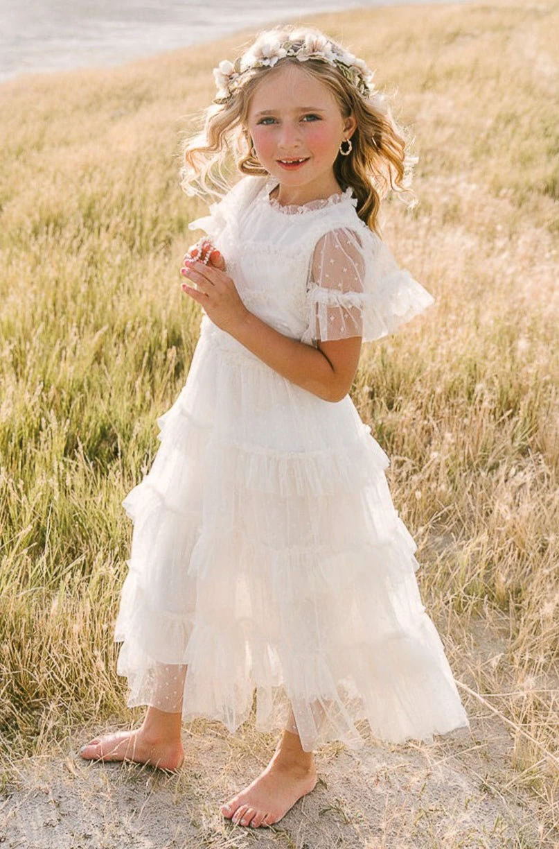 Mini Maxi Whimsical Dress In White 2 Mini Maxi Whimsical Dress In White - Image 2